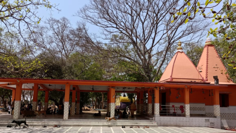 The main building of Kankalitala Temple, one of the 51 Shakti Peethas in Birbhum near Bolpur.
