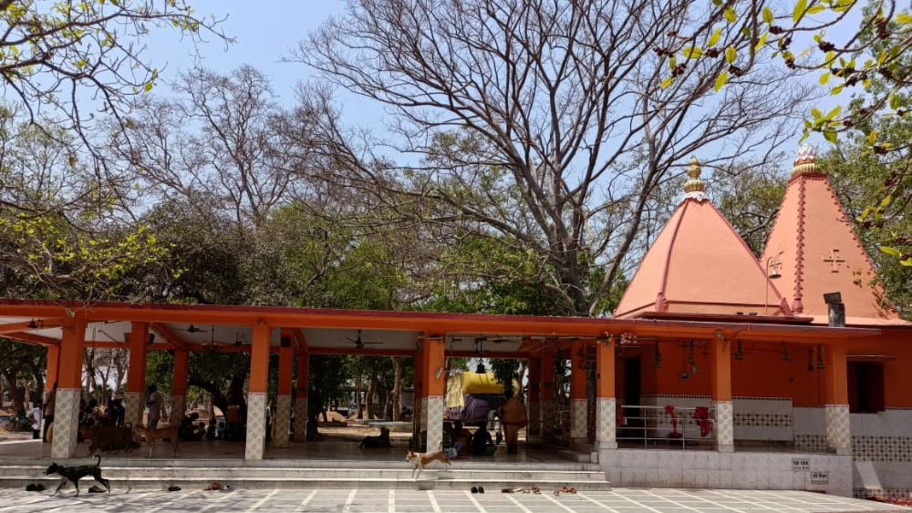 The main building of Kankalitala Temple, one of the 51 Shakti Peethas in Birbhum near Bolpur.